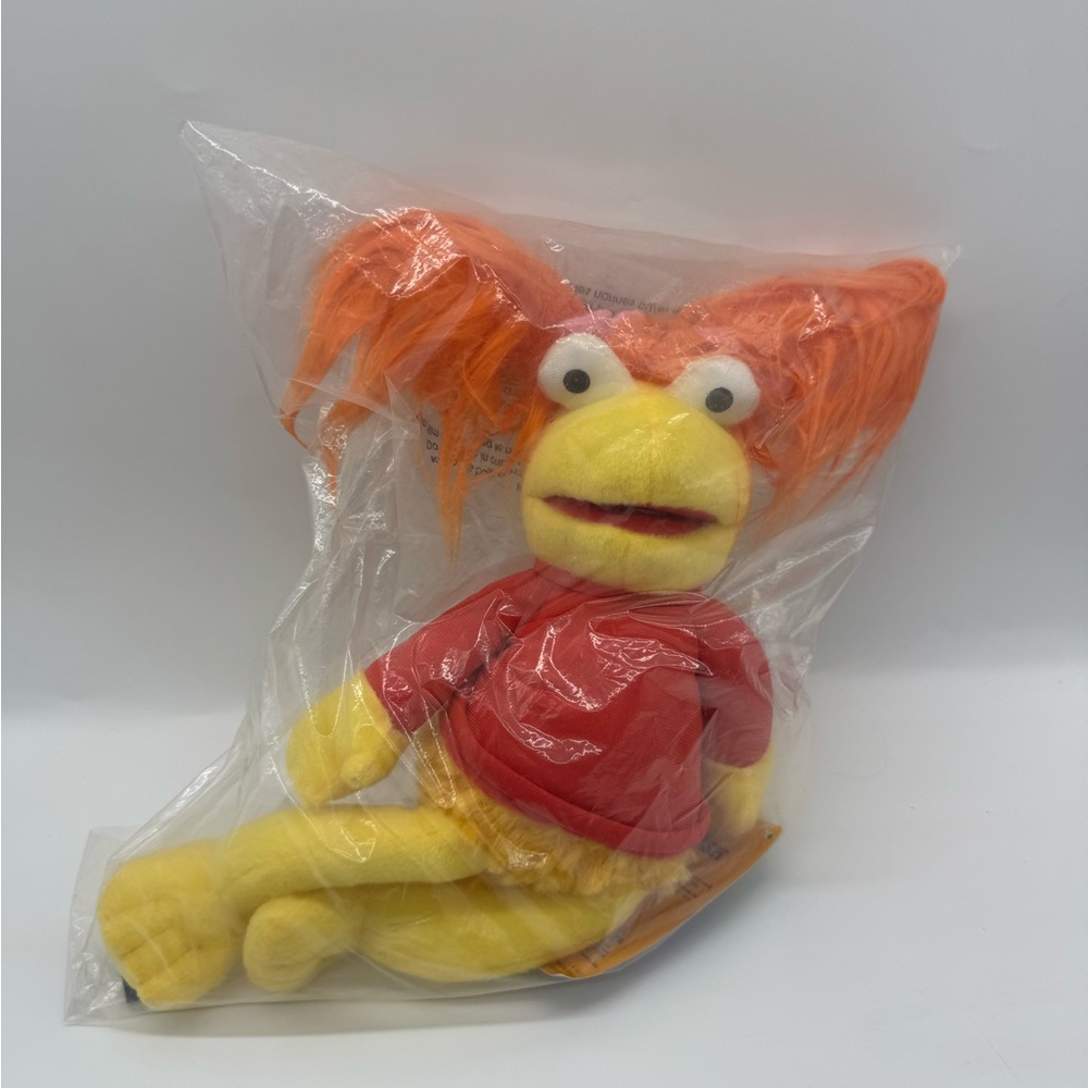 NWT Fraggle Rock Red plush doll featuring the character Red Fraggle